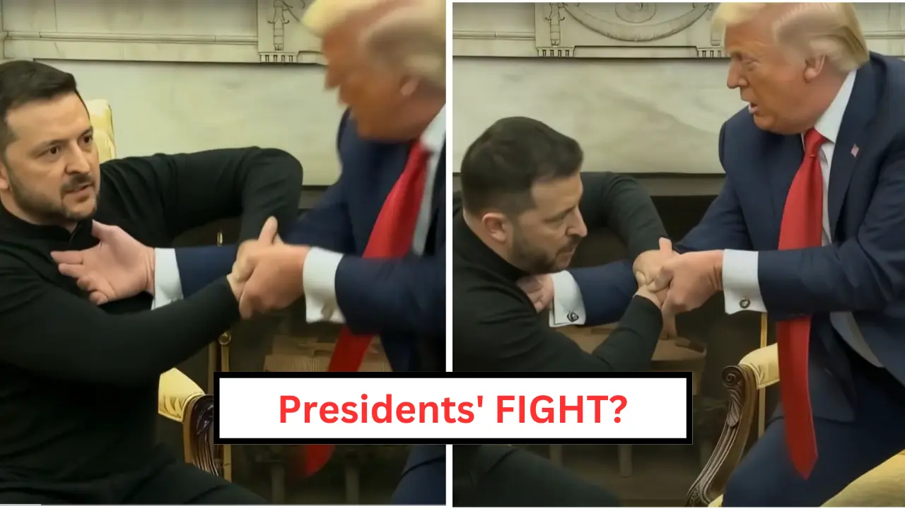 Donald Trump Zelensky AI Fighting Fake Video